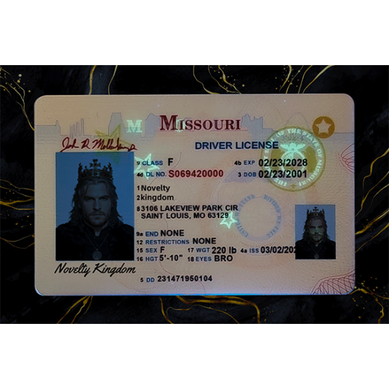 Missouri Fake DL