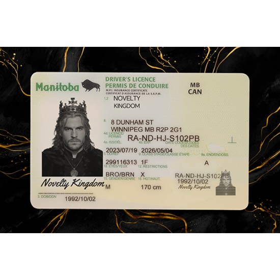 Manitoba Fake DL (2026 Version)