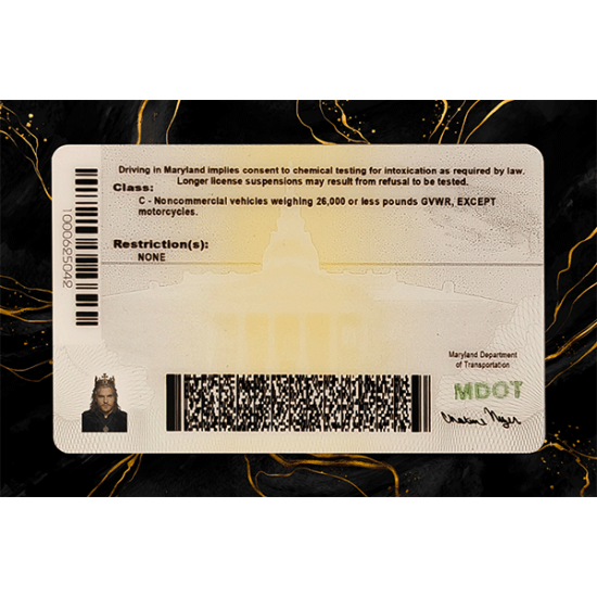 Maryland Fake DL