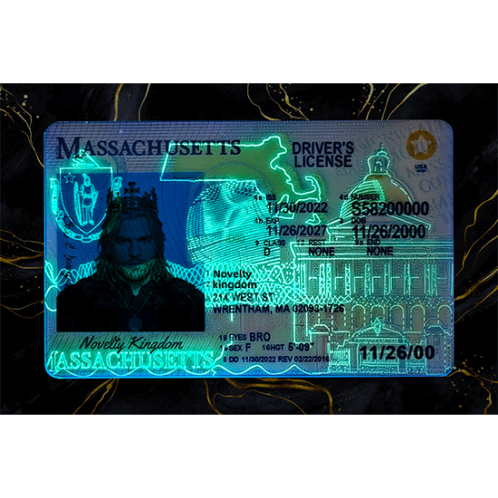 Massachusetts Fake DL