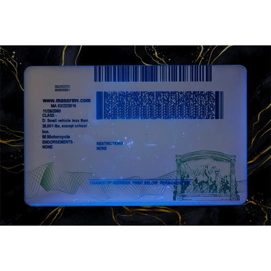 Massachusetts Fake DL