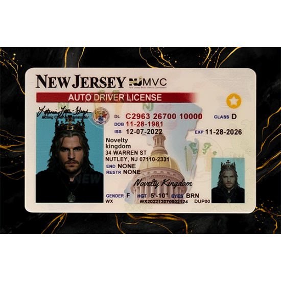 New Jersey Fake DL