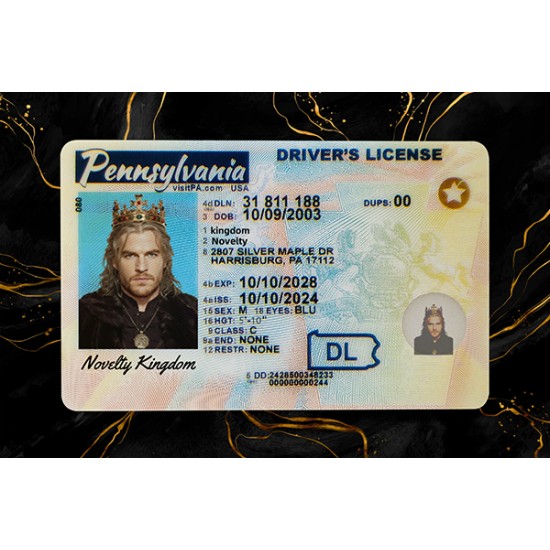 PENNSYLVANIA Fake DL (2025 VERSION)