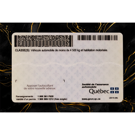Quebec Fake DL