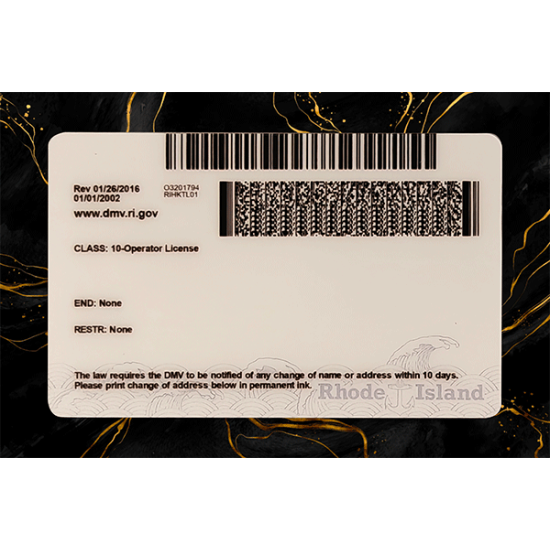Rhode Island Fake DL