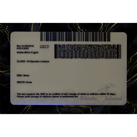 Rhode Island Fake DL