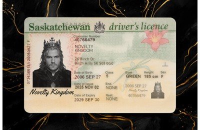 Saskatchewan Fake DL