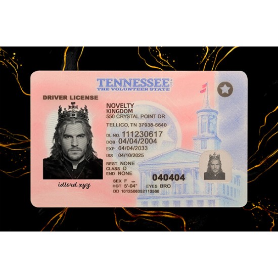 Tennessee Fake DL (2025 Version)
