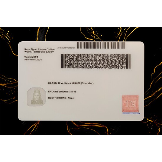 Tennessee Fake DL (2025 Version)