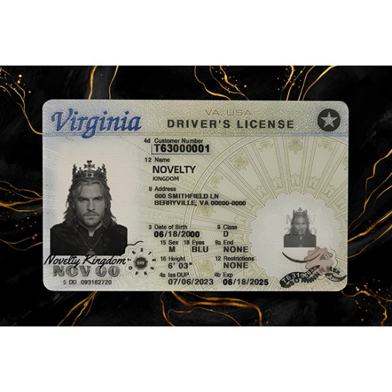 Virginia Fake DL (2025 VERSION)