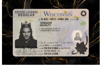Wisconsin Fake DL (2026 Version)