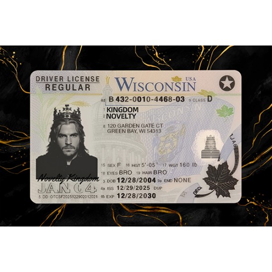 Wisconsin Fake DL (2026 Version)