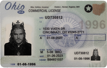 Ohio Fake DL