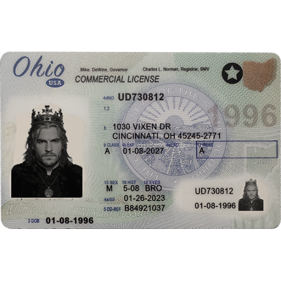 Ohio Fake DL